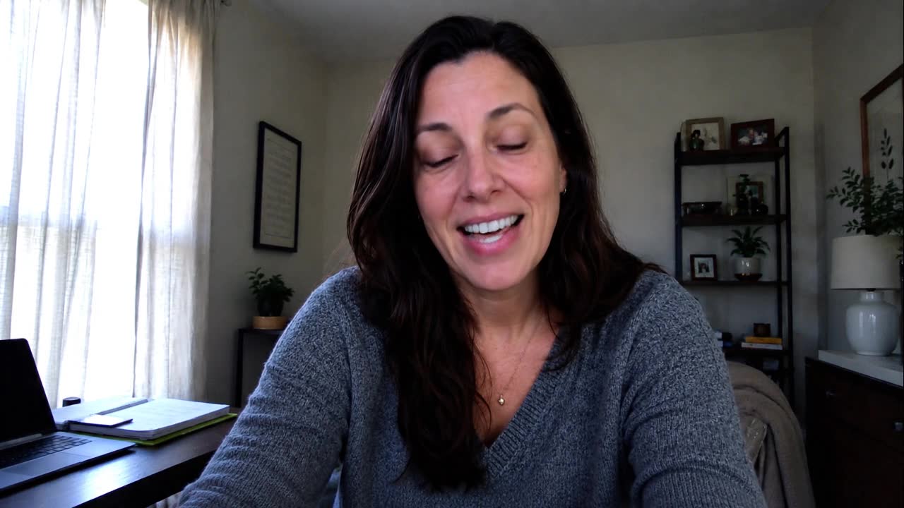 A video call, shown first through the raw webcam and then through ClaraCam's live retouching